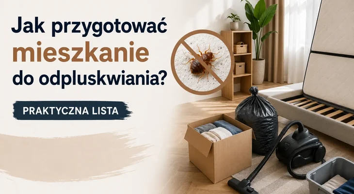Jak przygotować mieszkanie do odpluskwiania? Praktyczna lista